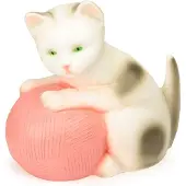 Egmont toys Nachtlicht Katze mit Wolle, rosa Wolle