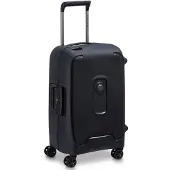 Delsey 00384480100MR, Karre, Harte Schale, Schwarz, Klein, 4 Rad/Räder, Spinnrad
