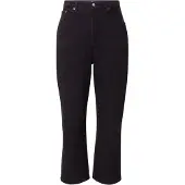 Levi's Damen Plus Size Ribcage Straight Ankle Jeans, Black Sprout, 16 M