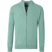 Casa Moda Strickjacke Zip Hellgrün