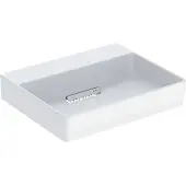 Geberit Waschtisch One 50, o. Hahnl. + ÜL, we. K-Tect/Bl weiß