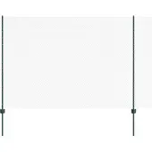 vidaXL Sechseckzaun mit Pfosten 50 x 1,6 m PVC-beschichteter Stahl