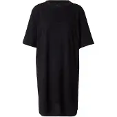 Armani Exchange für Damen. XW000825AF10356UC001 Schwarzes Hemdkleid (S), Lässig, Baumwolle, Kurzarm