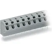 Wago 254-560 1-Leiter-Klemmenleiste für Leiterplatten 0,5-2,5 qmm grau