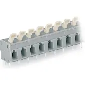 Wago 257-524 Klemmenleiste für Leiterplatten 0,08-2,5 qmm grau