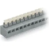 Wago 235-453/331-000 2-Leiter-Klemmenleiste für Leiterplatten 0,25-0,75 qmm grau