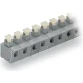 Wago 235-505/331-000 1-Leiter-Klemmenleiste für Leiterplatten 0,5-1,5 qmm grau