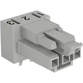 Wago 890-843/011-000 Buchse für Leiterplatten,abgewinkelt,3-polig,grau 890843011000 - 100 Stück