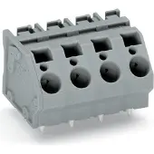 Wago 745-1356 Klemmenleiste für Leiterplatten 0,2-6 qmm grau
