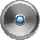 Grothe GRO ETA S100 LEDbl LED Etagenplatte Edelstahl massiv, LED blau max. 24V(1,5A)/2