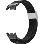INF Gewebtes Nylon-Uhrenarmband für Xiaomi Mi Band 8/9 Black