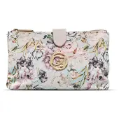 Gillian Jones - THE WEEKENDER Makeup purse Rose flowerprint Kulturbeutel