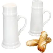 MamboCat 2er Set Fürsten-Krug mit Henkel 0,5 Liter konisch Keramik