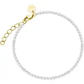 Rosefield JBMPG-J601 Damen-Armband Miniperle Perlenarmband Goldfarben