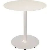 Houe - Pico Gartentisch, Ø 74 cm, Gestell rund, muted white