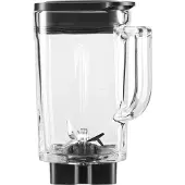 KitchenAid 5KSB2048JGA, Mixer-Becher, Schwarz, Transparent, 1,4 l, 5KSB4026, 5KSB1325, Glas, 1 Stück(e)