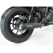 Miller Exhaust Exhaust Auspuff slip-on Standard schwarz für Kawasaki Eliminator 500 Unisexneutral402 - Motorradteile - Motorrad Auspuff