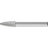 PFERD TOOLS HSS Frässtift Baumform H Ø 08x20mm Schaft-Ø 6 mm Z 3 universal mittel fein Spanbrecher
