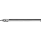 PFERD Kleinfrässtift Form SPG Ø 3 mm Kopflänge 7 mm Schaft-Ø 3 mm Hartmetall Verzahnung 3 PLUS