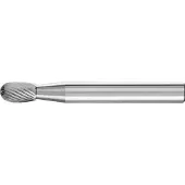 PFERD Frässtift TRE Ø 6 mm Kopflänge 10 mm Schaft-Ø 6 mm Hartmetall Verzahnung 5