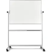 MAGNETOPLAN Whiteboard, mobil, emailliert, H 1200 x B 1800 mm