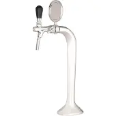 Ich-zapfe Komplett Set - Schanksäule Chrom, 1-leitig, elegant, "Topp-Qualität."