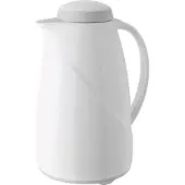 Helios Isolierkanne Wave 1.5L Weiss, spülmaschinengeeignet