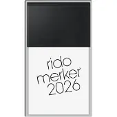 Rido Tagesblock 2026 schwarz