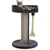 Canadian Cat Company CanadianCat Ontario, Katzenkratzbaum, Freistehend, Grau, Plüsch, Sisal, 20 cm