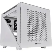 Thermaltake Divider 200 TG Air Snow Micro, Micro Tower, PC, Weiß, SPCC, Gehärtetes Glas, Gaming, Blau, Grün, Rot