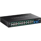 Trendnet 26-Port Hardened Industrial Gigabit Poe Rackmount Switch
