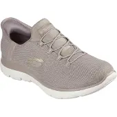 SKECHERS Slip-Ins: Summits - Classy Night Sportief - Taupe - Maat 38