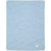David Fussenegger Babydecke David Fussenegger Juwel Stripes Rainbow Blau-90 x 70 cm