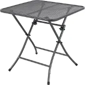 Mwh Streckmetalltisch Café Latte 70x70x72cm rechteckig, eisengrau