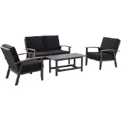 Royal Garden Berlin Set 4-teilig Anthrazit