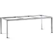 Sieger Tischgestell Aluminium Champagner L 220 cm/B 100 cm