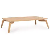 Bizzotto Tamires Beistelltisch Aluminium/Teak