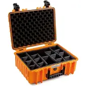 B&W outdoor.case Type 5000 - Hartschalentasche für kardanische Aufhängung - Polypropylen - orange
