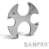 Pipetec SANPRO Prüflehre für THPRESS Fittings - Pressfittings 16 - 32 mm