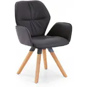 Möbel Kraft Polsterstuhl Chianti , schwarz , Maße (cm): B: 62 H: 90 T: 60.0