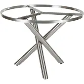 Diamond Garden Tischgestell San Marino 100 x 100 x 73 cm Edelstahl Silber