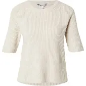 Object Damen Pullover & Cardigans Objelva 2/4 Re O-neck Knit - Beige - Größe XS