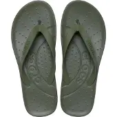 Crocs Freizeitschuhe 210089-309 Classic Flip dunkelgrün Größe