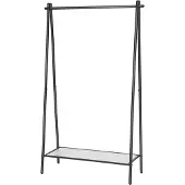 Songmics Kleiderständer HSR23BK schwarz Metall 92,5 x 153,0 cm