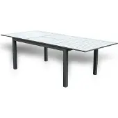 HOME DELUXE - Gartentisch CASA - schnell ausziehbar 160 - 240 cm, aus robustem Aluminium