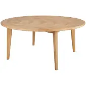 Brafab Lilja Gartenesstisch Teak natur rund