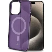 Celly Magsuit MagSafe kompatible Hülle iPhone 16 halbtransparent Lila