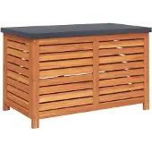 vidaXL Gartenbox 60x50x55 cm Massivholz Eukalyptus