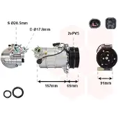 VAN WEZEL Kompressor, Klimaanlage *** IR PLUS *** 5901K700