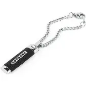 Big Buy Cooking Brosway Schlüsselanhänger BDD03 Edelstahl Schwarz Unisex